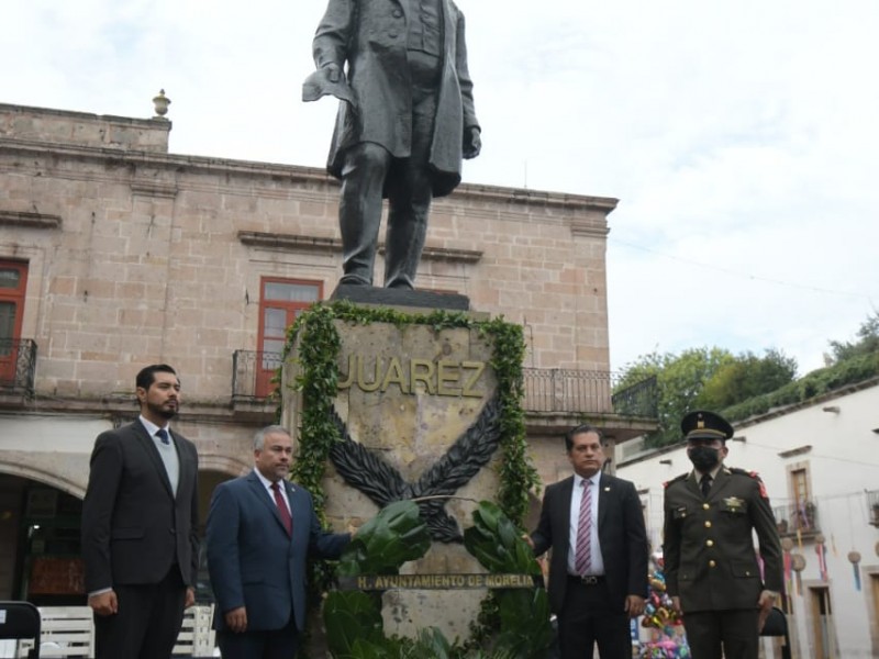 Conmemoran CL Aniversario Luctuoso de Benito Juárez García