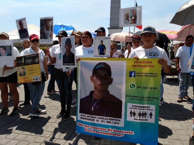 Conmemoran colectivos mes con mayor número de desapariciones