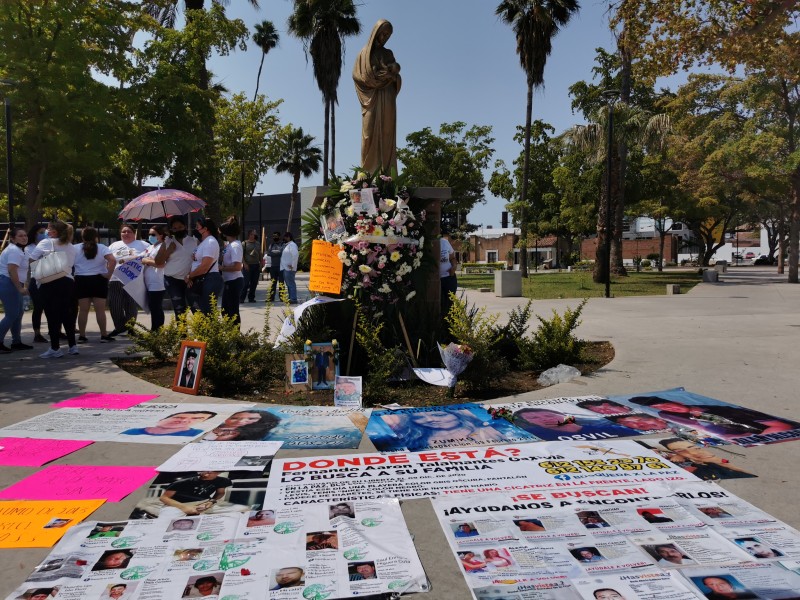 Conmemoran día de las madres manifestándose por sus hijos desaparecidos