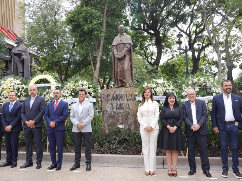 Conmemoran el 233 aniversario luctuoso de Fray Antonio Alcalde