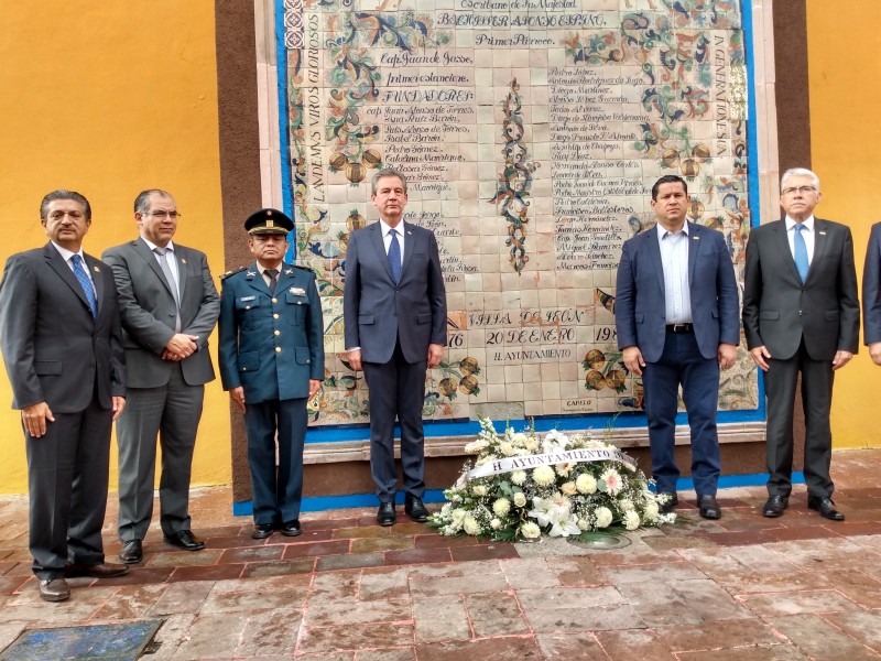 Conmemoran el 444 aniversario de la ciudad