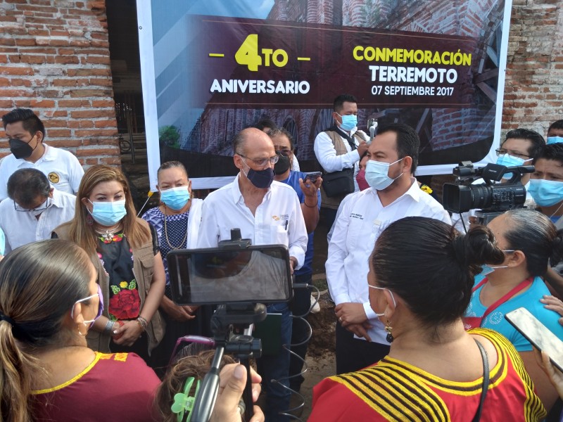 Conmemoran el Cuarto Aniversario del terremoto del 7 de septiembre