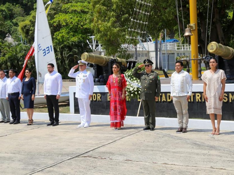 Conmemoran el Día de la Marina en Chilpancingo