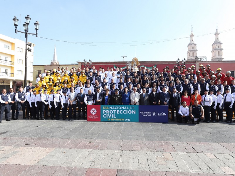 Conmemoran el Día Nacional de la Protección Civil