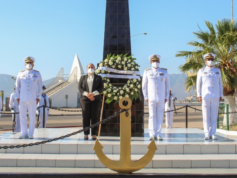 Conmemoran en Guaymas Aniversario de la Gesta Heroica de Veracruz