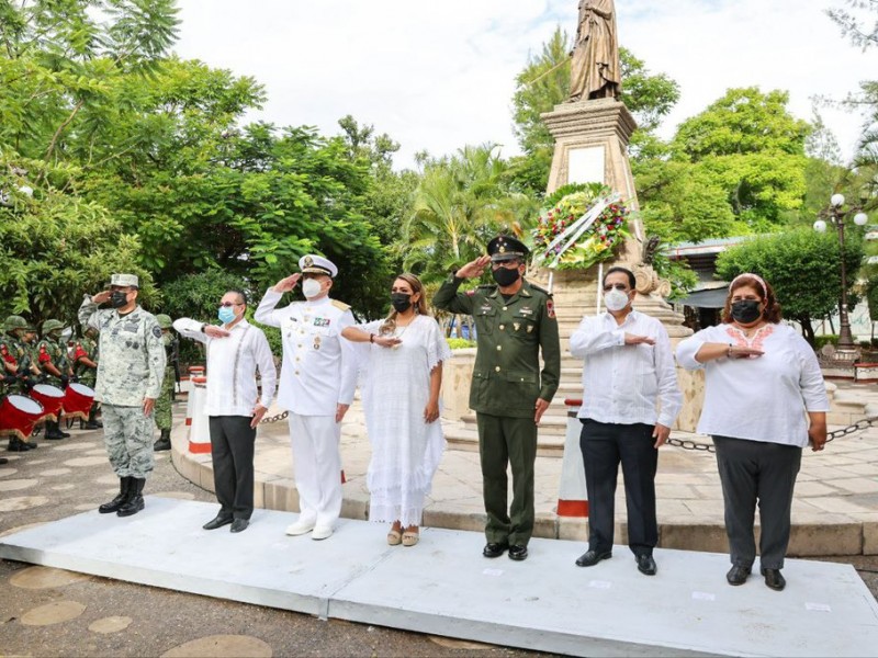 Conmemoran natalicio de Vicente Guerrero en Tixtla