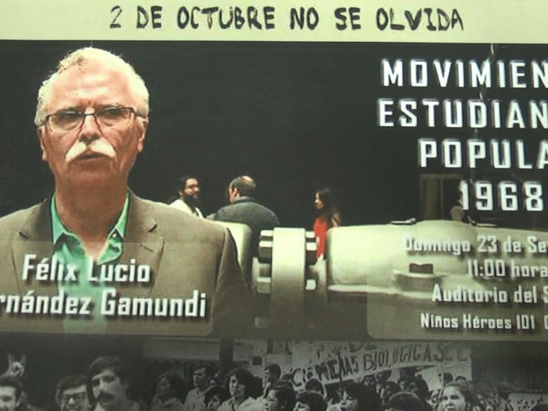 Conmemorarán 50 aniversario de Tlatelolco 68