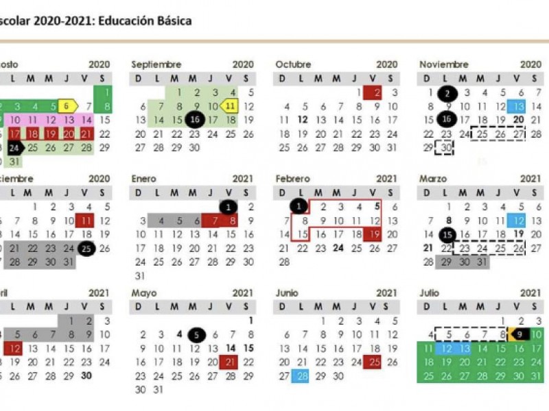 Conoce el calendario escolar y periodo de inscripciones