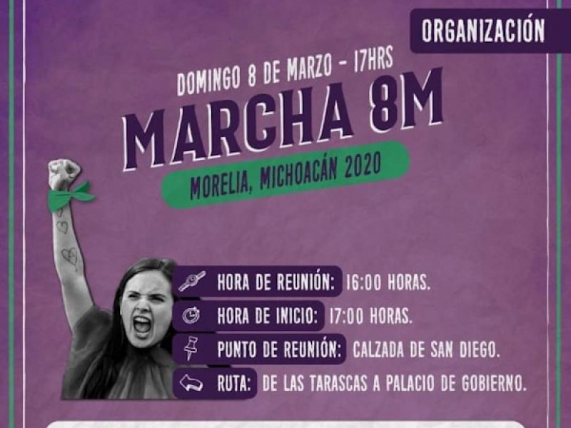 Conoce las movilizaciones de este domingo por 8M