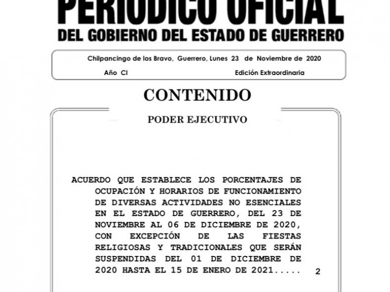 Conoce las nuevas restricciones que entrarán en vigor en diciembre