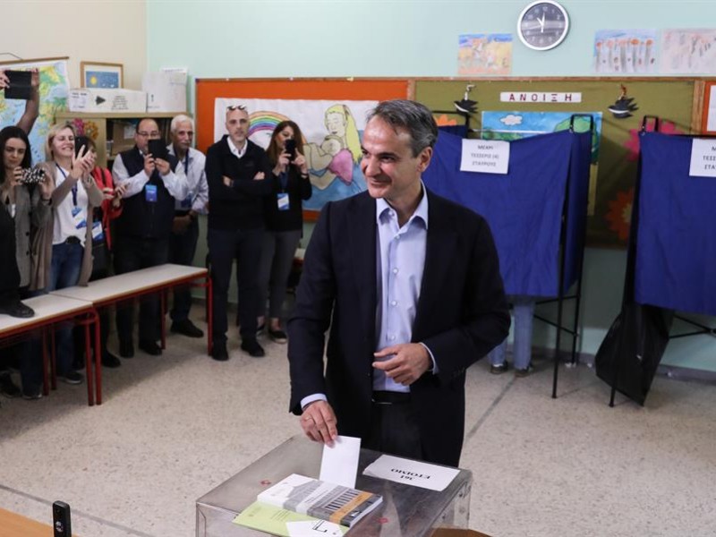 Conservador Mitsotakis se perfila como ganador de elecciones griegas