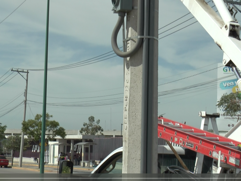 Constante el robo de cableado que afecta el alumbrado público