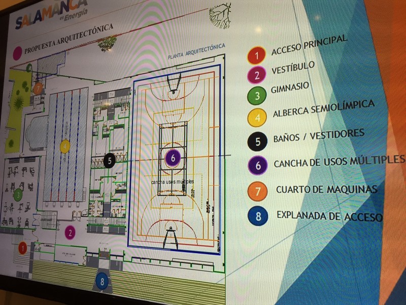 Construirán Polideportivo con alberca olímpica