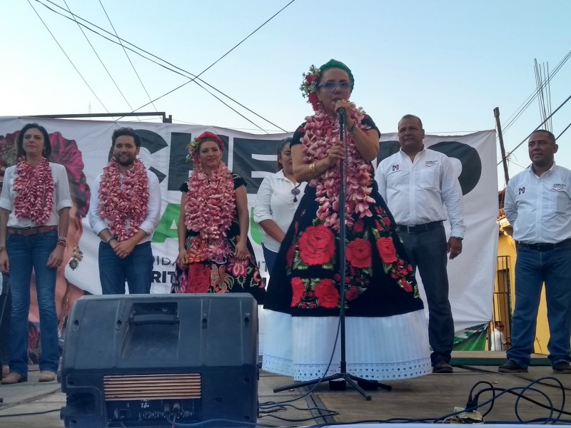 Consuelo Zamudio arranca campaña a diputación local