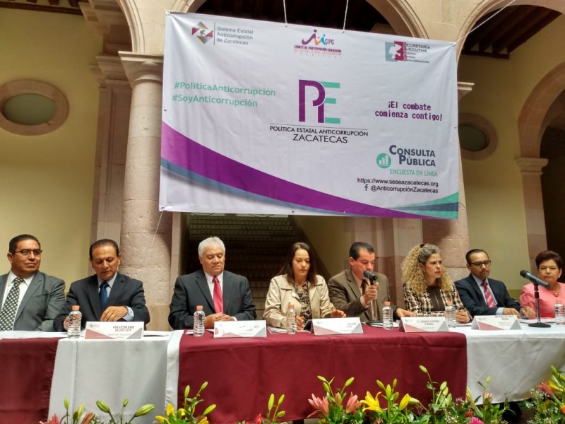 Consultarán a zacatecanos sobre corrupción