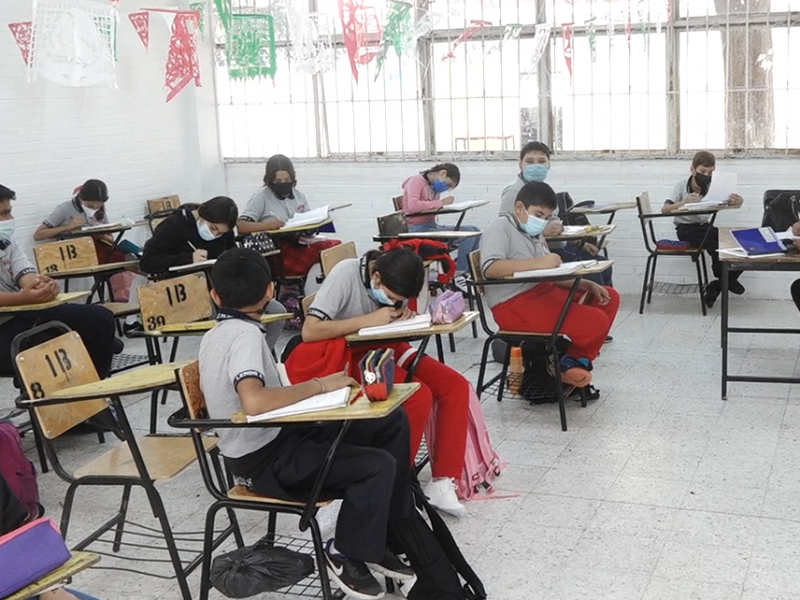 Contagios de covid en escuelas