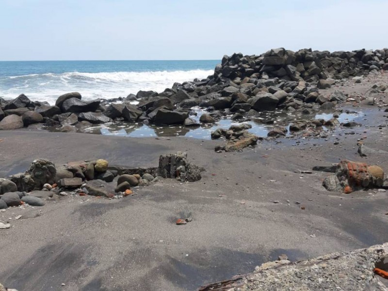 Contaminación afecta a playas de Puerto Madero