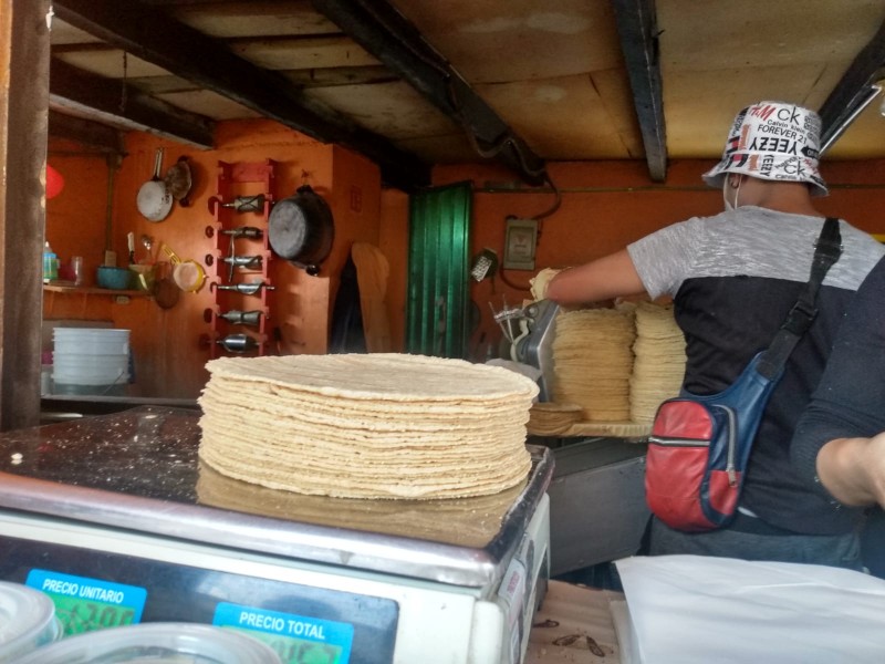 Contemplan aumento en el precio de la tortilla en Edomex