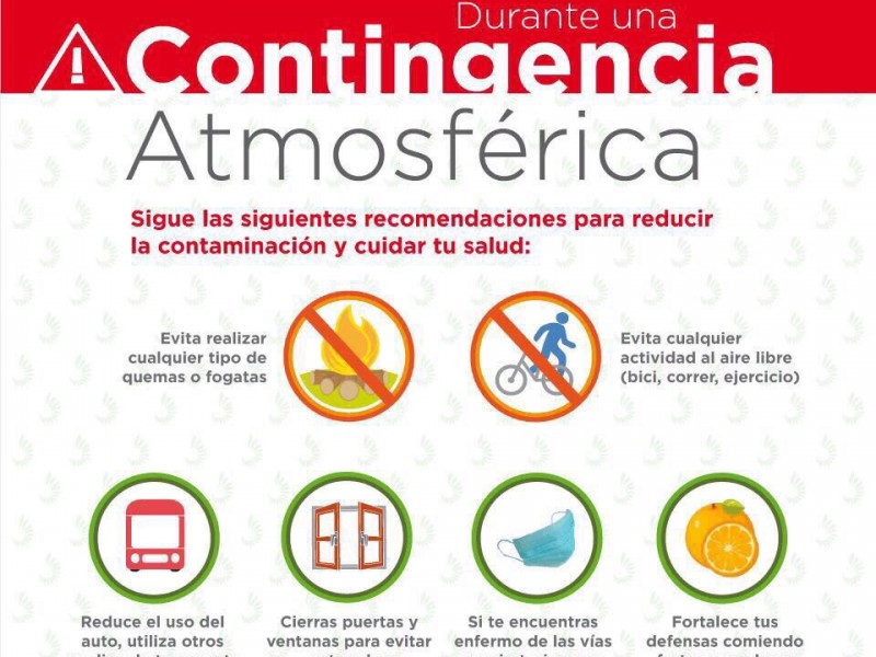 Contingencia atmosférica se mantiene en ZMG