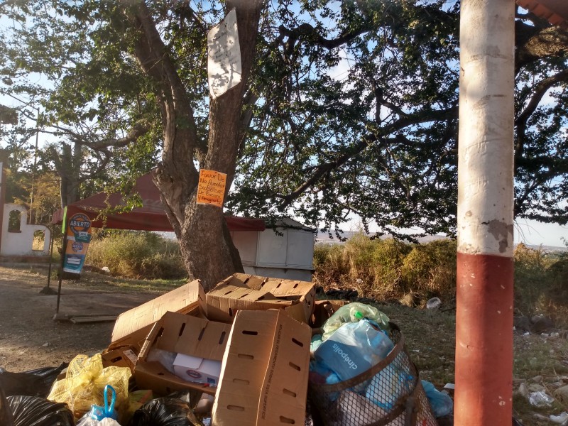 Continúa aglomeración de basura en Jiquilpan