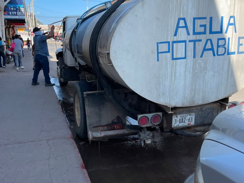 Continúa clorado de calles en Guaymas