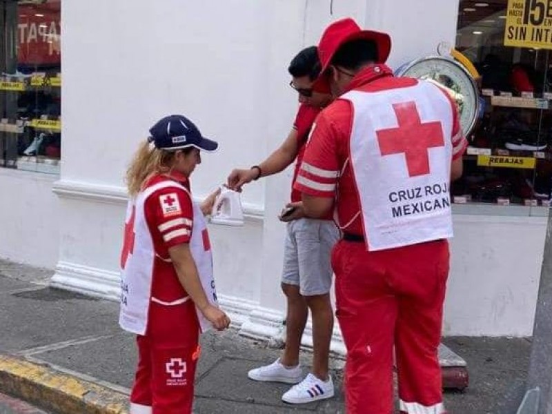 Continúa Colecta Estatal de la Cruz Roja en Tuxpan
