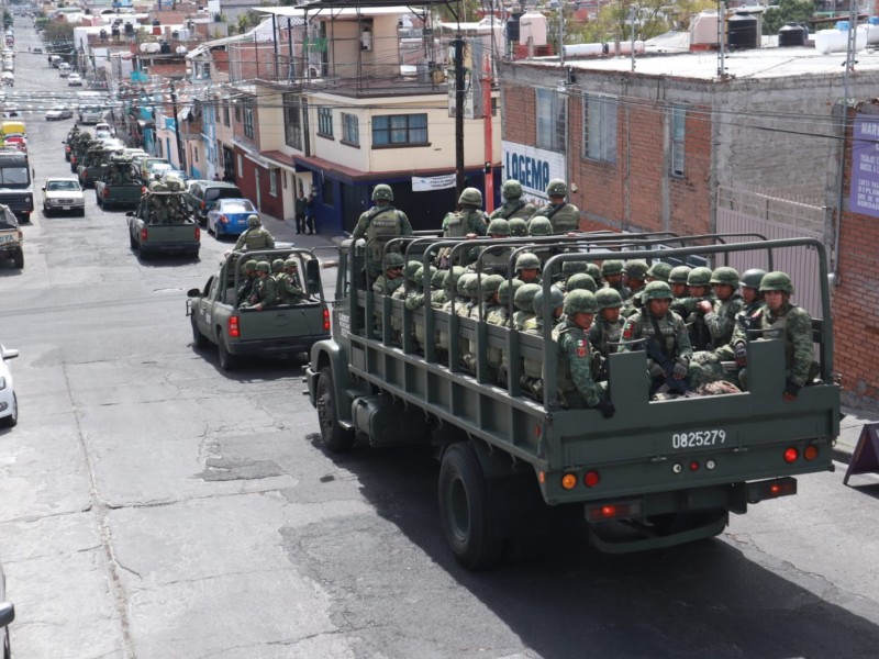Continúa el despliegue de Personal Militar en Michoacán