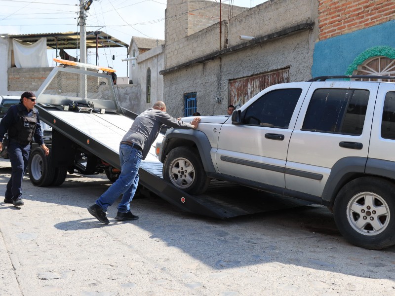 Continúa el programa de retiro de autos abandonados en Tlaquepaque