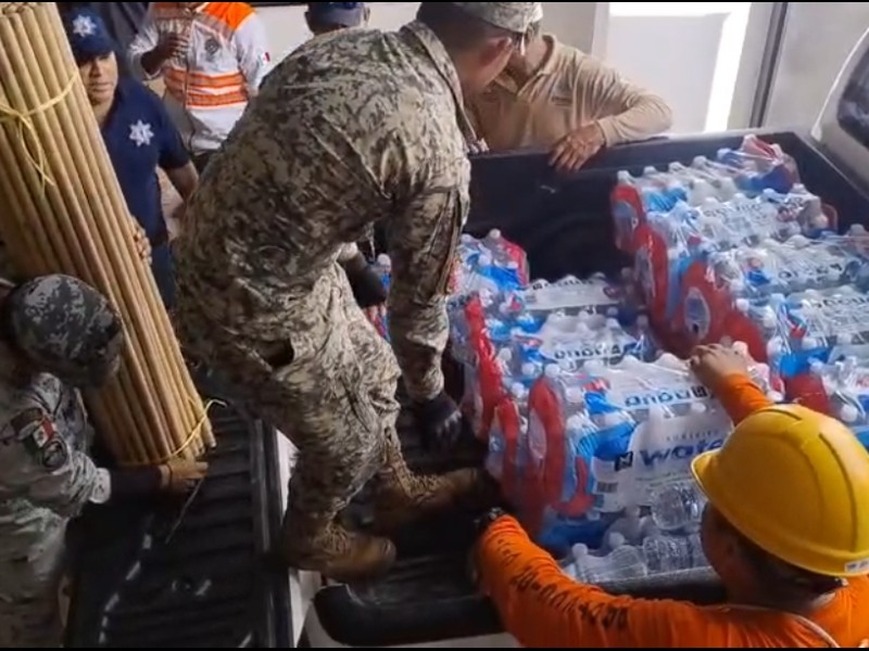 Continúa la ayuda humanitaria a zonas afectadas por Frente Frío 19