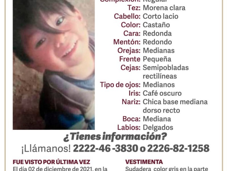 Continúa la búsqueda del niño Alexis en Zoquitlán