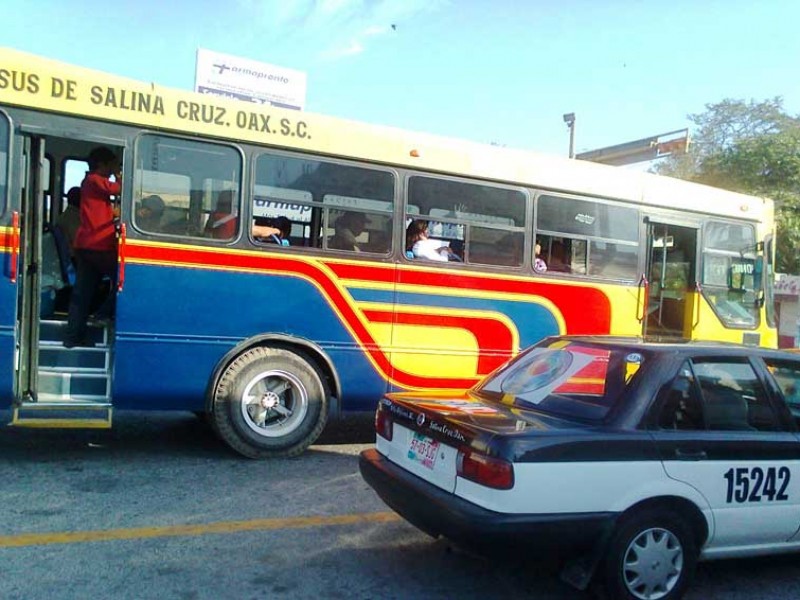 Continúa inspección al transporte público, no respetan medidas sanitarias