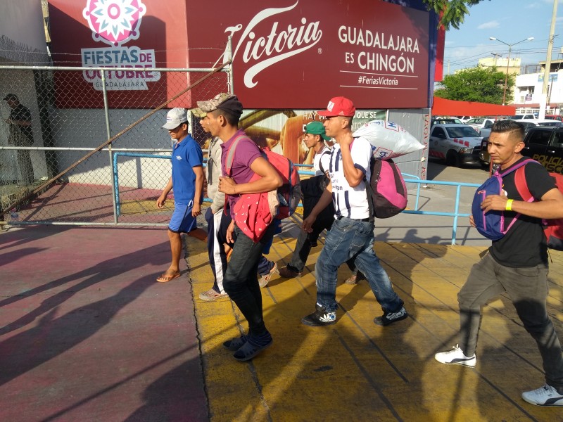 Continúa la llegada de migrantes a Guadalajara