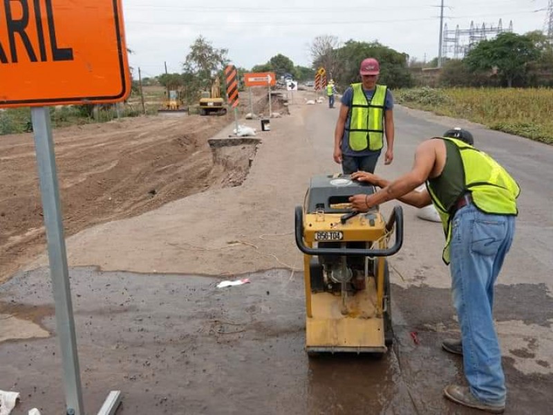 Continúa la reconstrucción en zona norte de Nayarit