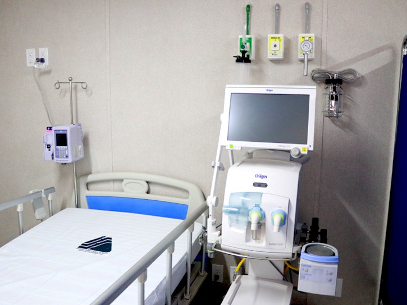 Continúa la reconversión de camas para pacientes covid