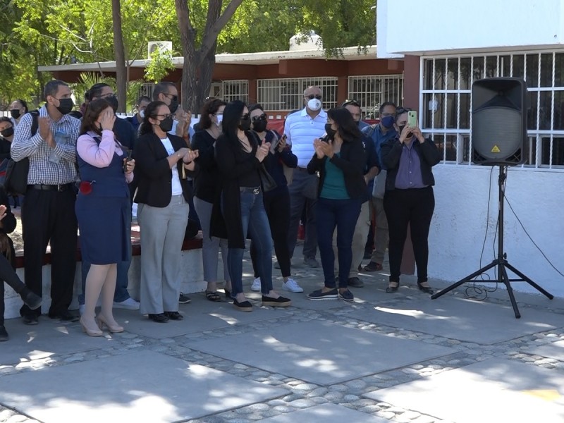 Continua las manifestaciones en el CBTIS 62