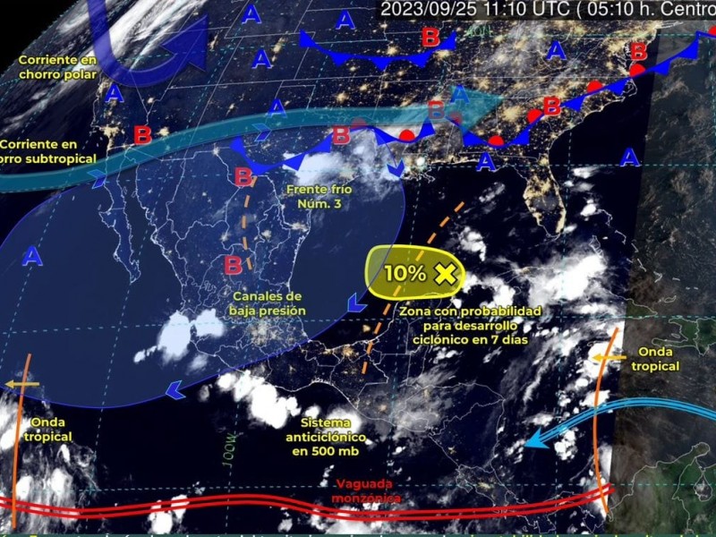 Continúa probabilidad de lluvias hoy en algunos municupios de Colima