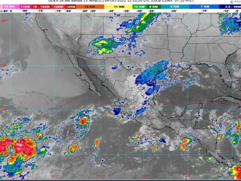 Continúa pronóstico de lluvias para Colima este martes