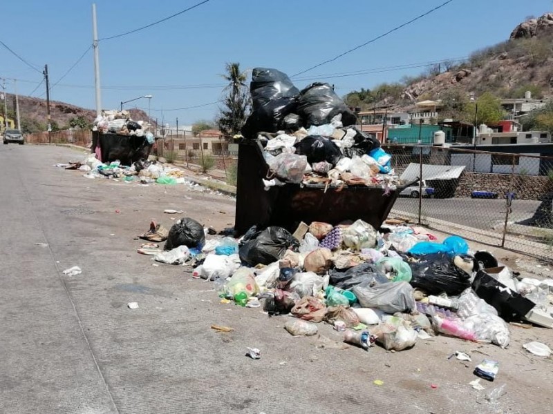 Continúa rezago en recolección de basura en Guaymas