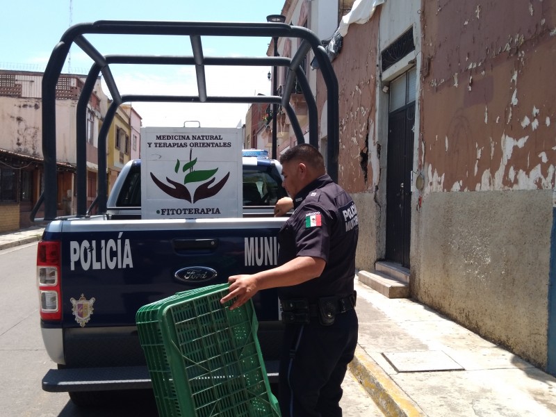 Continúa vigente operativo contra apartado de estacionamientos en Zamora