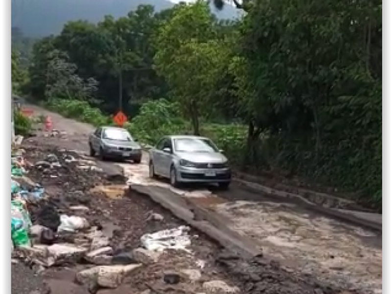 Continúan afectaciones en carretera a San Martín: Jilotepec