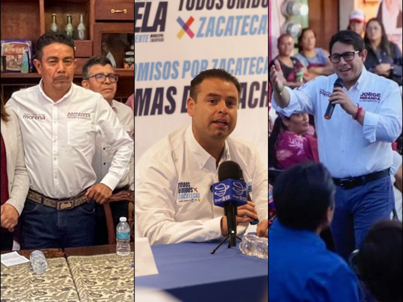 Continúan campañas electorales por las alcaldías en Zacatecas