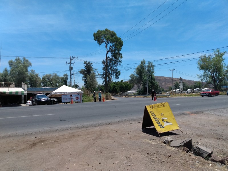 Continúan con filtros sanitarios en Sahuayo