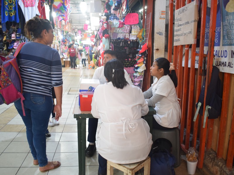 Continúan con módulo de vacunación en Tuxpan