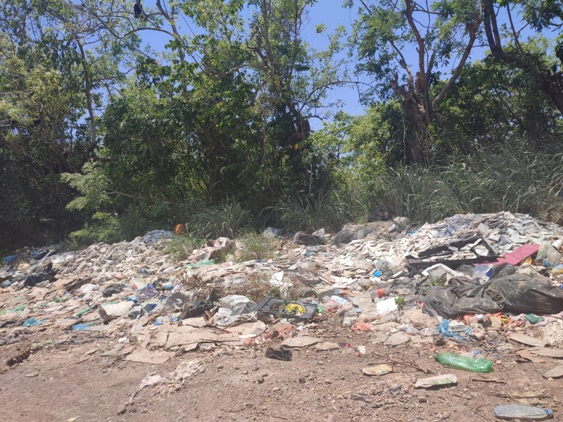 Continúan detectando basureros clandestinos en Tuxpan
