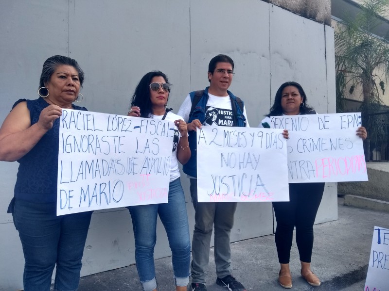 Continúan exigiendo justicia para periodista chiapaneco