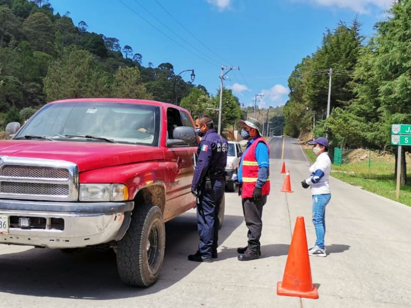 Continúan filtros sanitarios en San Joaquín