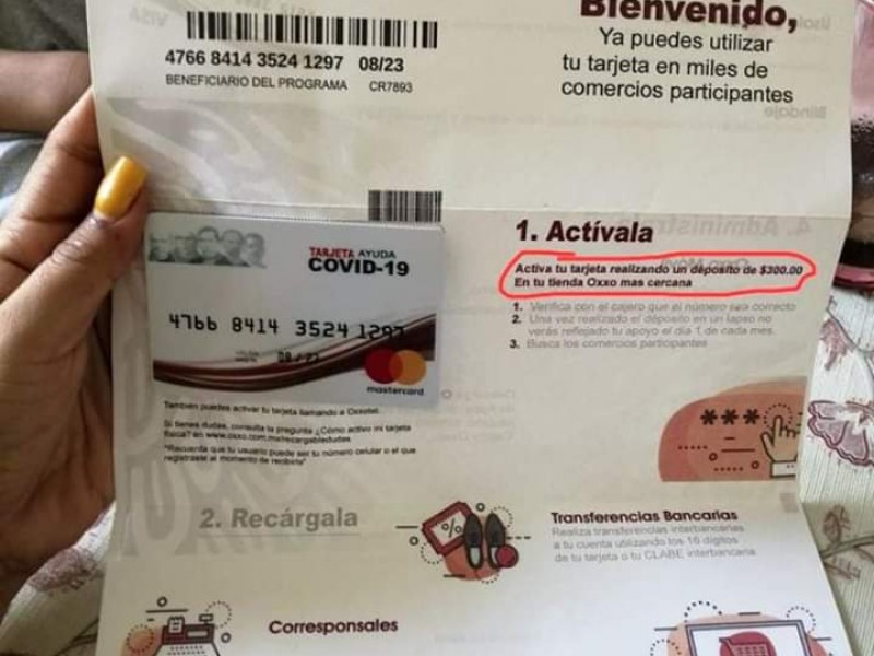 Continúan  fraudes ciberneticos con supuestas tarjetas bienestar