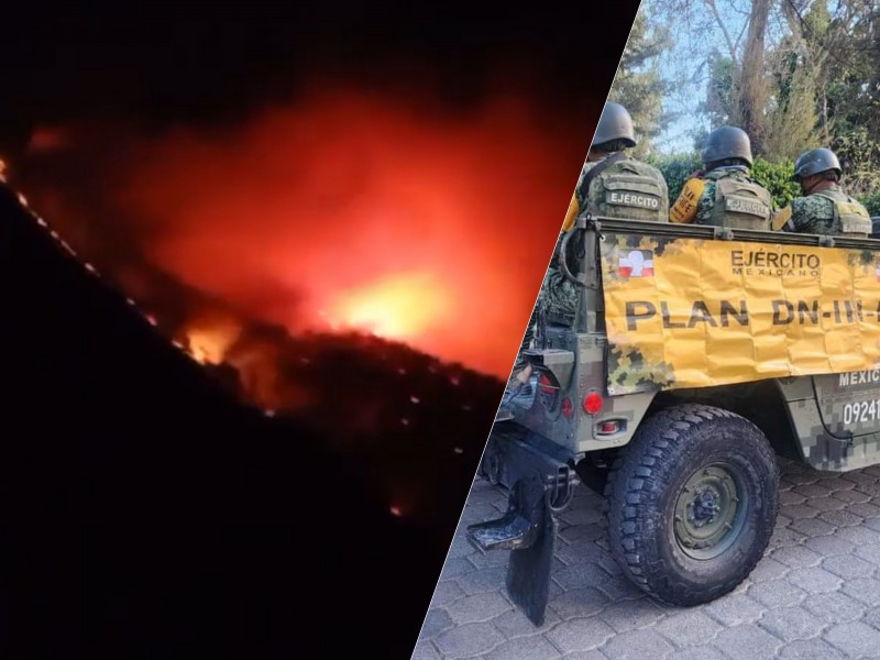 Continúan incendios en la Sierra Negra, Coyomeapan