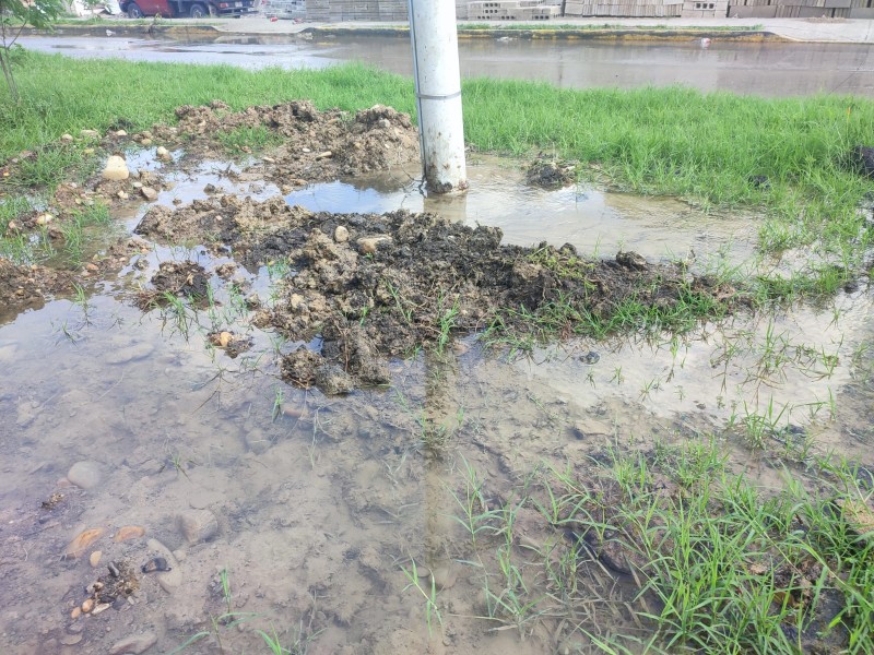 Continúan las fugas de agua en el municipio