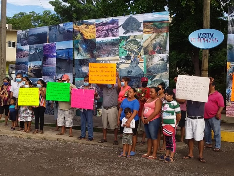 Continúan las protestas por la matanza de tortugas en Petacalco